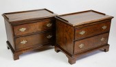PAIR OF ENGLISH PETITE OAK DRE