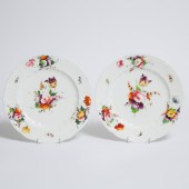 Pair of English Porcelain Moul