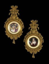Pair of English Richly Gilded