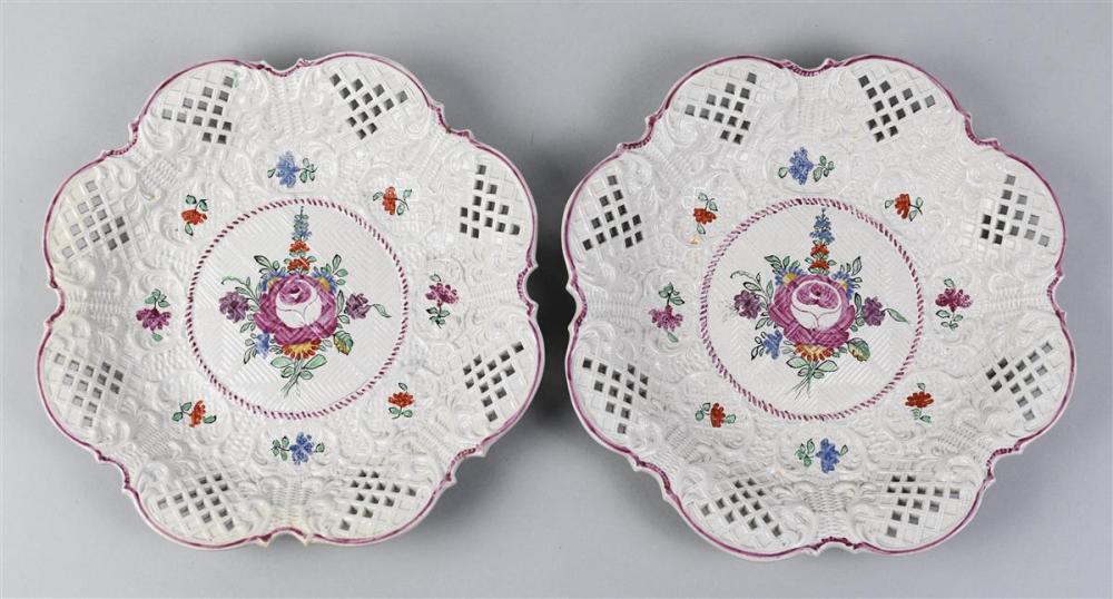 PAIR OF ENGLISH SALT-GLAZED