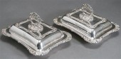 PAIR OF ENGLISH SILVER PLATE C