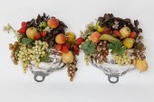 PAIR OF ENGLISH SILVER PLATED
