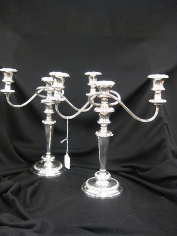 Pair of English Silverplate