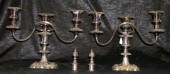Pair of English Silverplate Ca