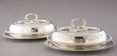 Pair of English Silverplate Ve
