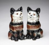 PAIR OF ENGLISH STAFFORDSHIRE