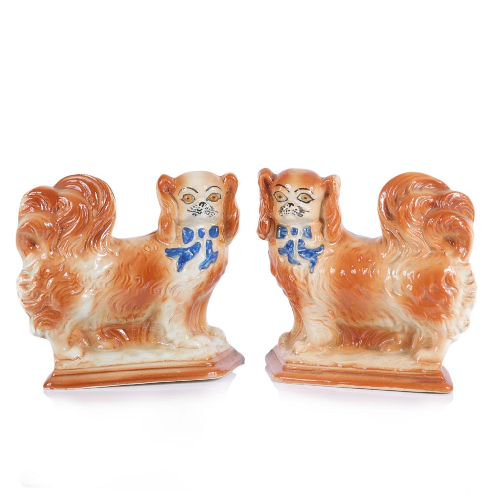 PAIR OF ENGLISH STAFFORDSHIRE