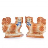 PAIR OF ENGLISH STAFFORDSHIRE
