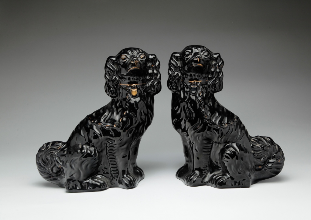 PAIR OF ENGLISH STAFFORDSHIRE