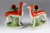 PAIR OF ENGLISH STAFFORDSHIRE