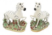 PAIR OF ENGLISH STAFFORDSHIRE
