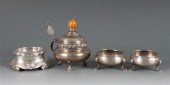 Pair of English sterling silve