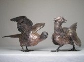 Pair of English sterling silve