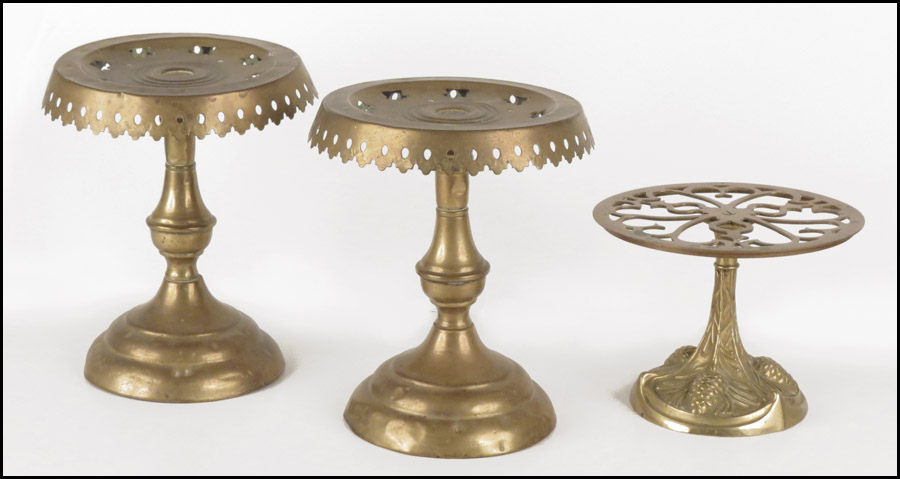 PAIR OF ENGLISH VICTORIAN PIERCED