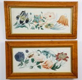 PAIR OF ENGLISH WATERCOLOR STU