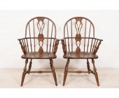 Pair of English Windsor style