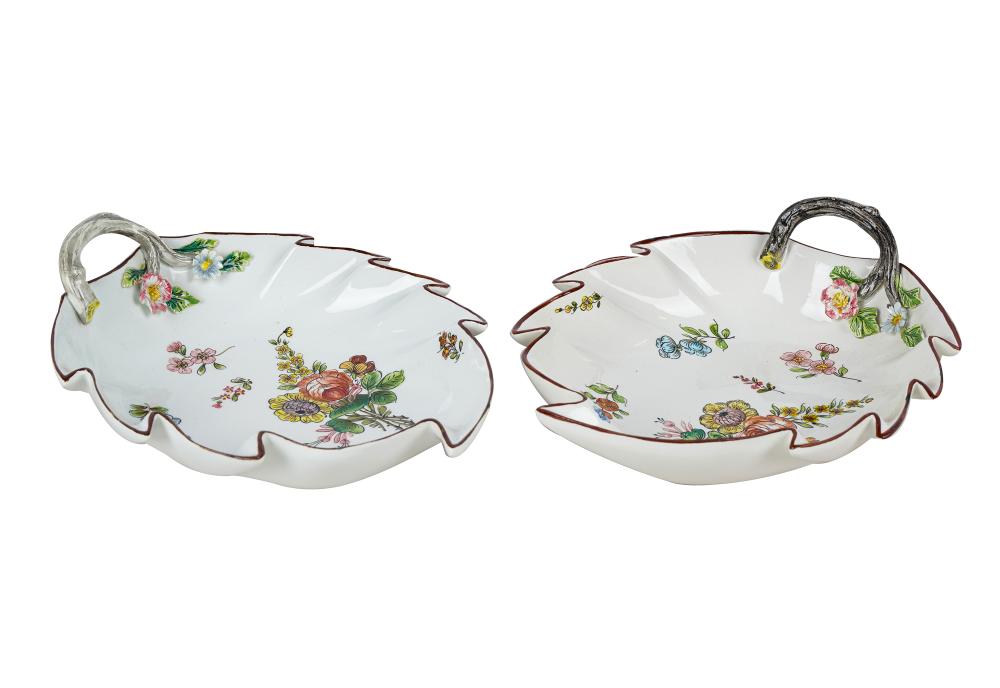 PAIR OF ESTE ITALIAN GLAZED