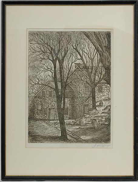 Pair of Etchings by Josef