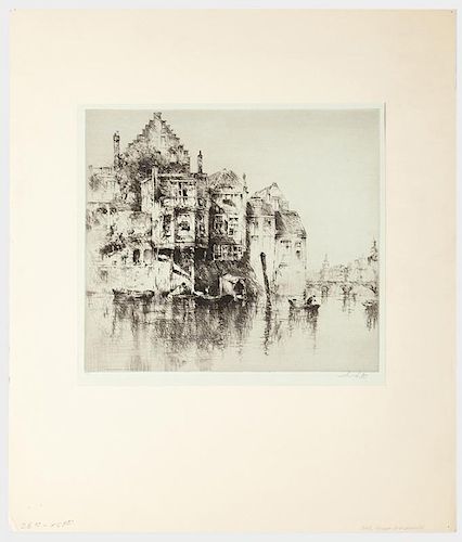 PAIR OF ETCHINGS OF VENICELitten,