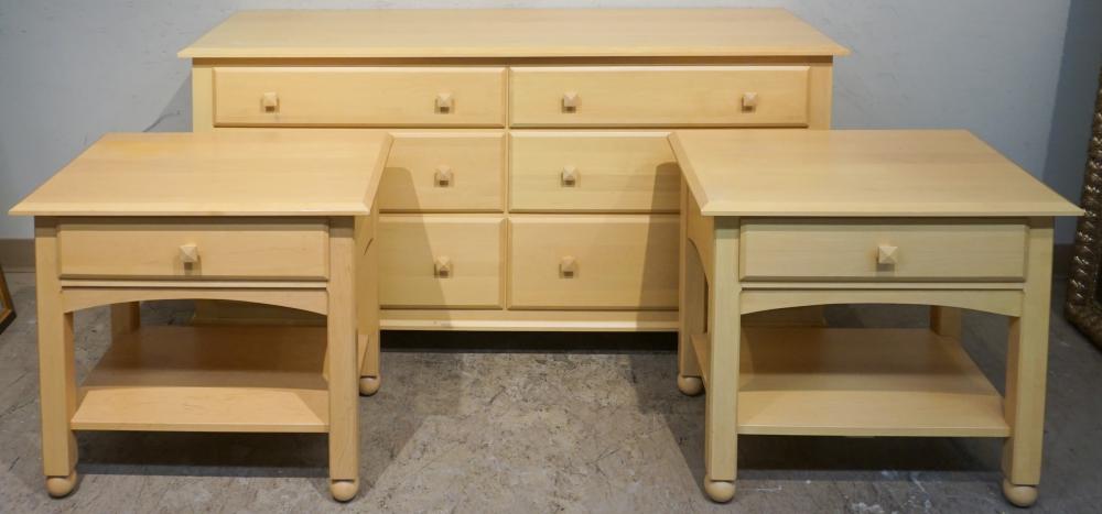 PAIR OF ETHAN ALLEN BIRCH SINGLE