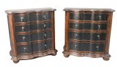 PAIR OF ETHAN ALLEN LUCCA SERP