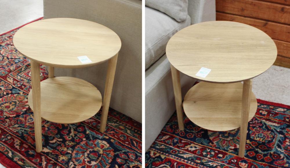PAIR OF ETHAN FRENCH OAK SIDE
