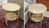 PAIR OF ETHAN FRENCH OAK SIDE