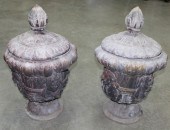 PAIR OF EUROPEAN CAST LEAD GAR