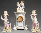 PAIR OF EUROPEAN PORCELAIN FIG