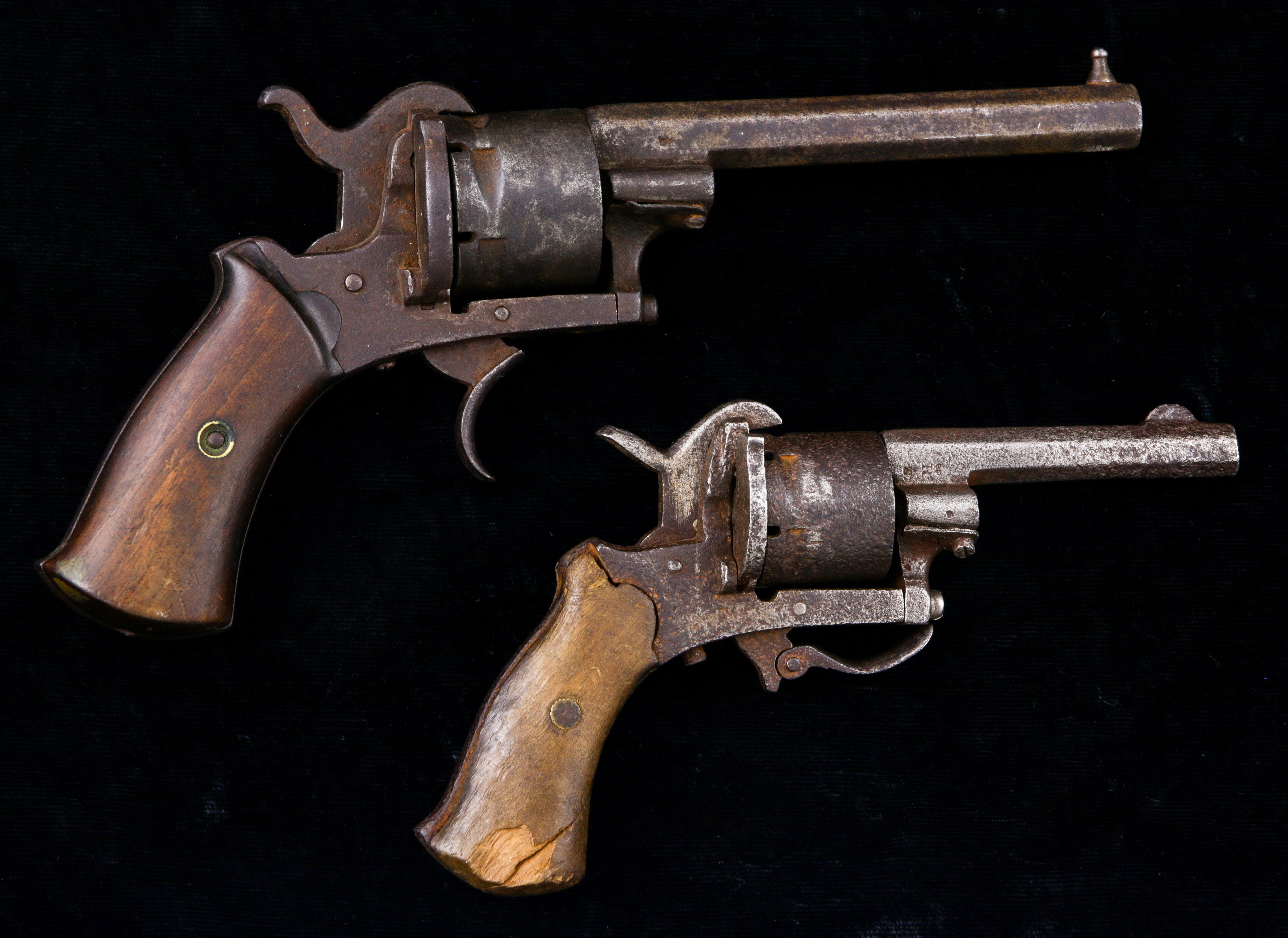PAIR OF EUROPEAN REVOLVERS Pair