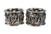 PAIR OF EVALD NIELSEN SILVER W