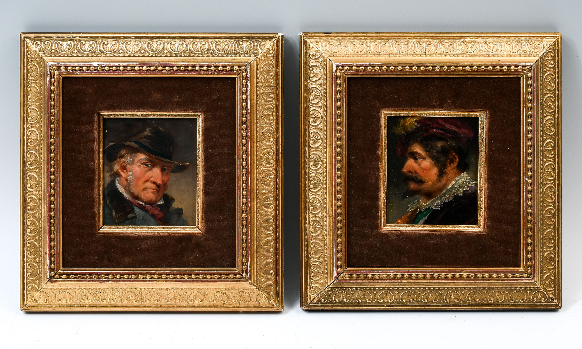 PAIR OF EXCEPTIONAL MINIATURE