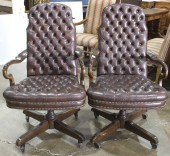 PAIR OF EXECUTIVE OFFICE CHAIR
