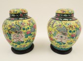 PAIR OF FAMILLE JUANE CAPPED G
