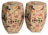 PAIR OF FAMILLE ROSE GARDEN SE