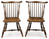 PAIR OF FANBACK WINDSOR CHAIRS