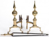 PAIR OF FEDERAL BRASS STEEPLE