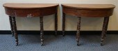 PAIR OF FEDERAL CARVED MAHOGAN