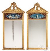 PAIR OF FEDERAL GILTWOOD MIRRO