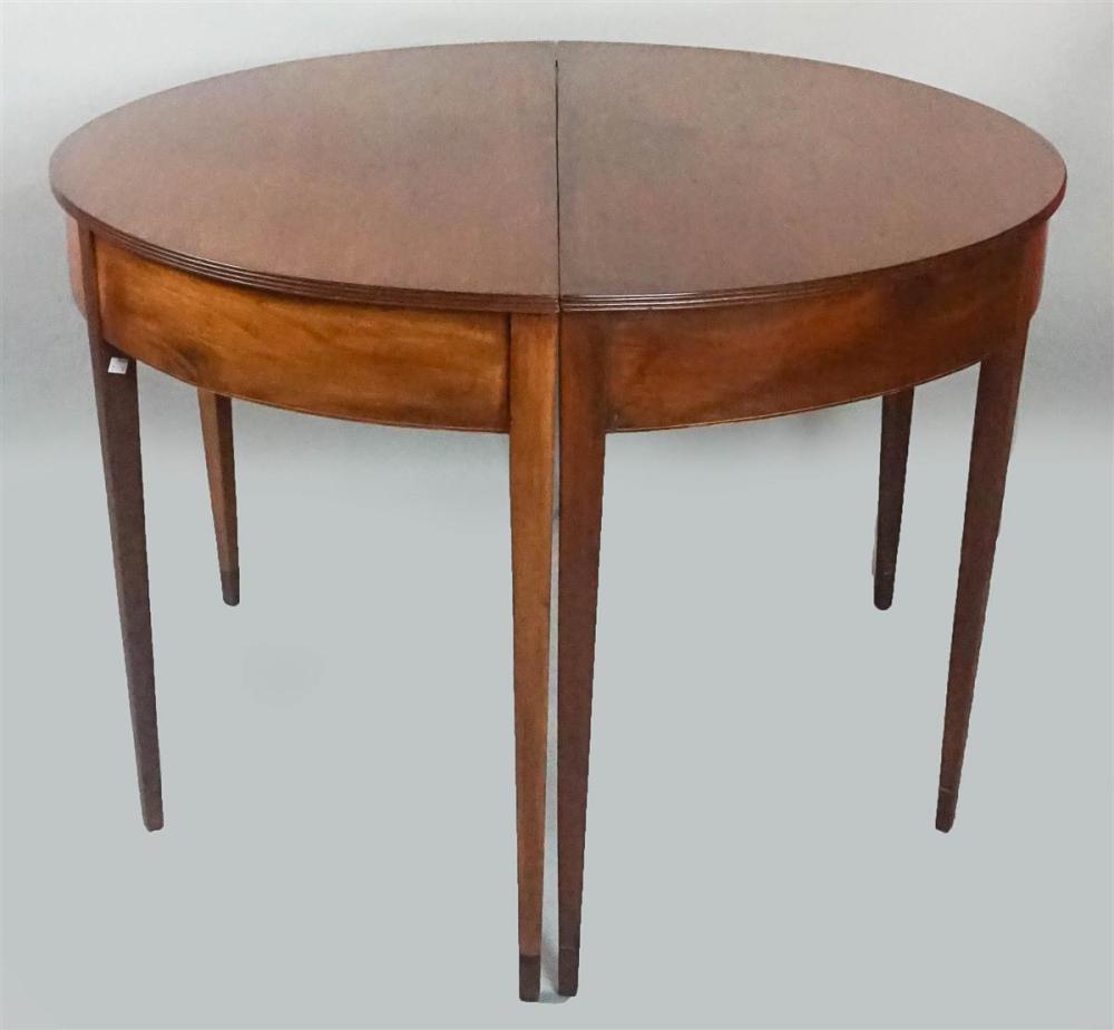 PAIR OF FEDERAL INLAID MAHOGANY