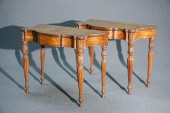 PAIR OF FEDERAL MAHOGANY SERPE