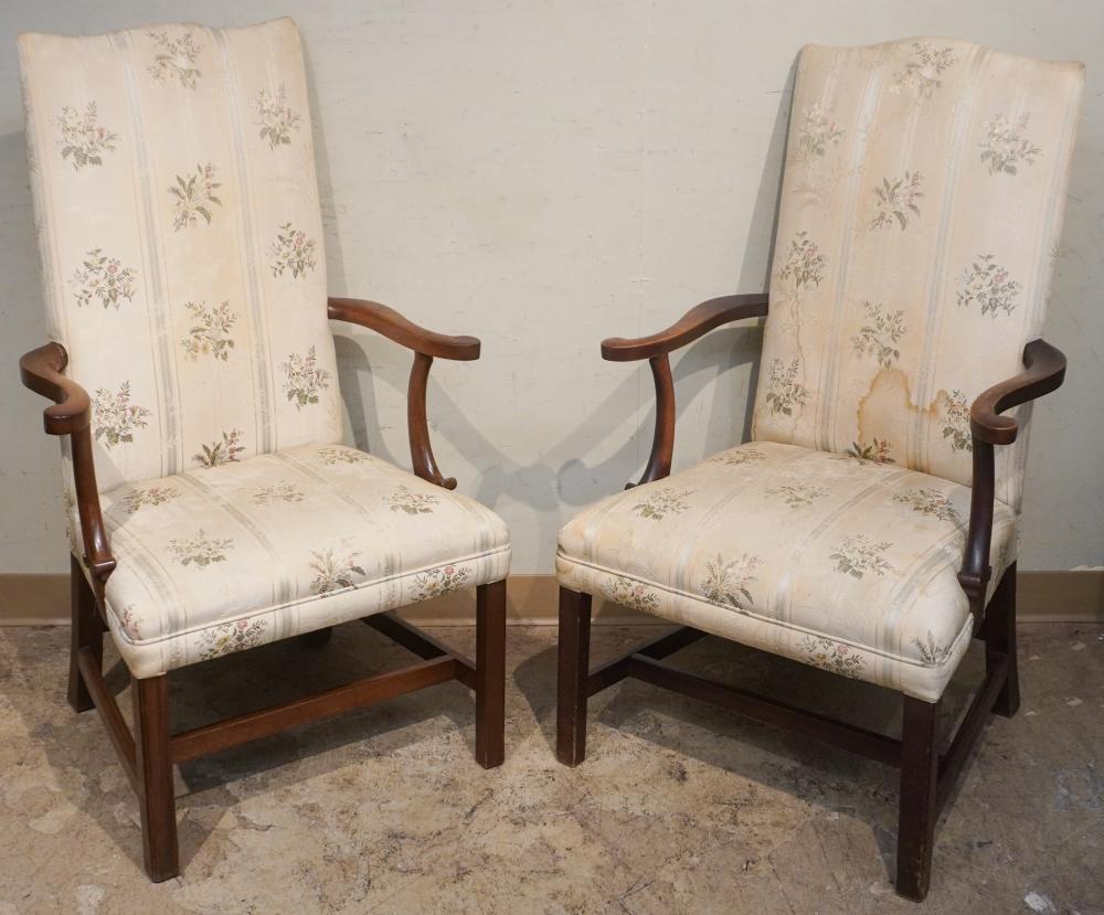 PAIR OF FEDERAL MAHOGANY