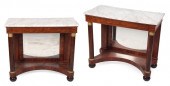 PAIR OF FEDERAL PIER TABLES BO