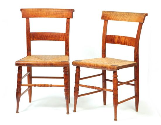 PAIR OF FEDERAL SIDE CHAIRS. 