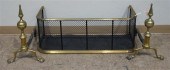 PAIR OF FEDERAL STYLE BRASS AN