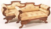 PAIR OF FEDERAL STYLE CARVED M