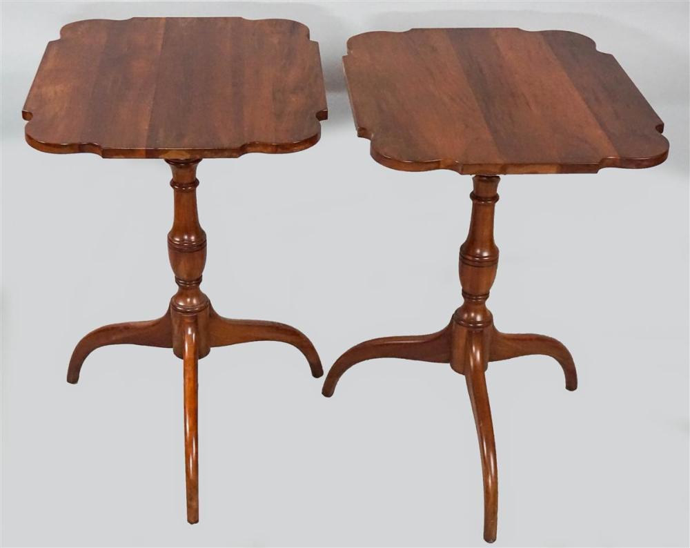 PAIR OF FEDERAL STYLE CHERRY TILT