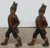 PAIR OF FEDERAL STYLE 'HESSIAN
