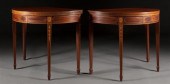 Pair of Federal style inlaid m