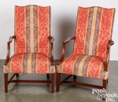 PAIR OF FEDERAL STYLE MAHOGANY